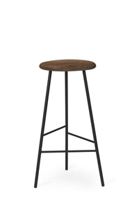 Black Steel, Smoked Solid Oak