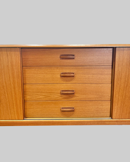 Nordic Light Teak Credenza Sideboard
