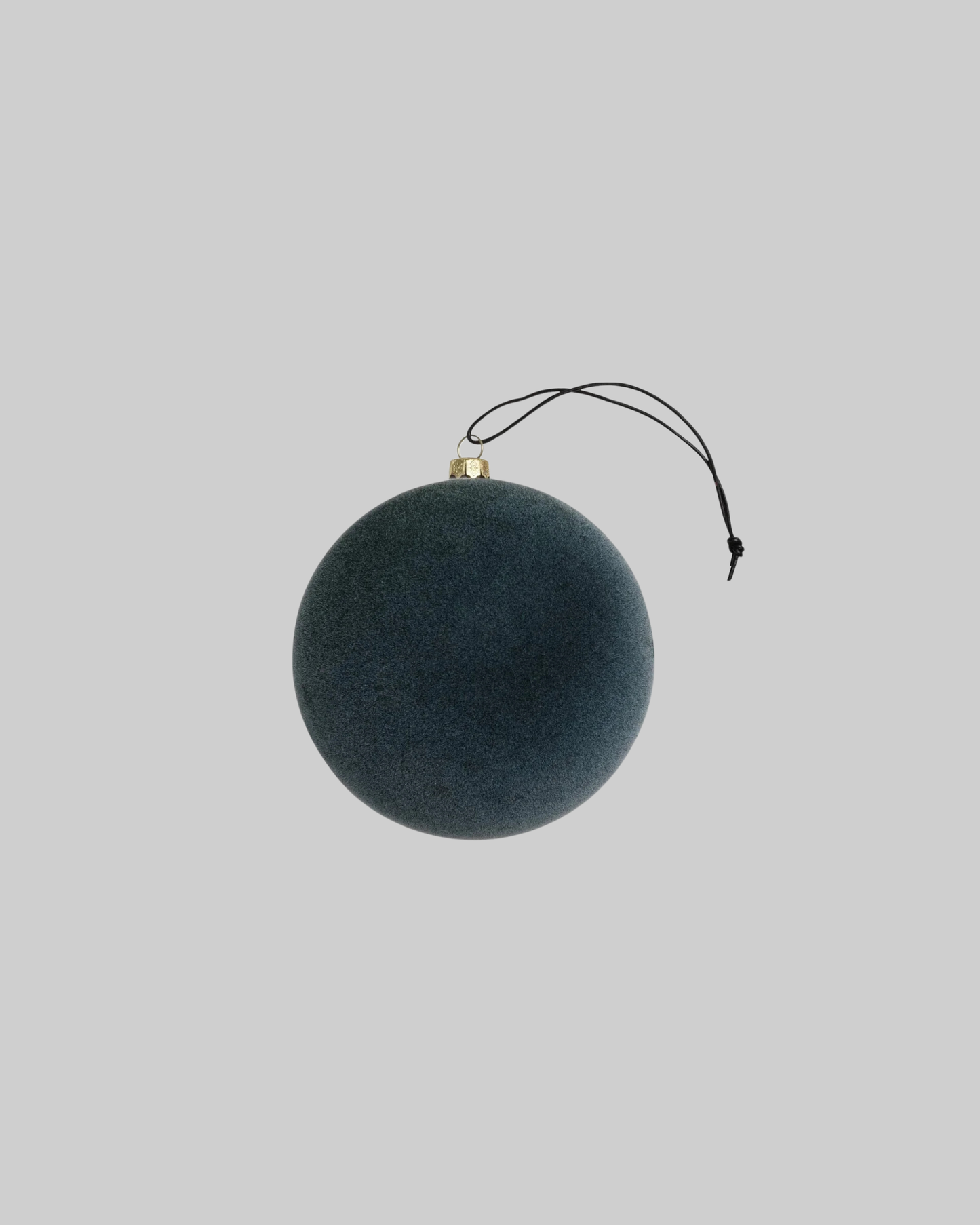 Velvet Holiday Ornament, pine green (x1)