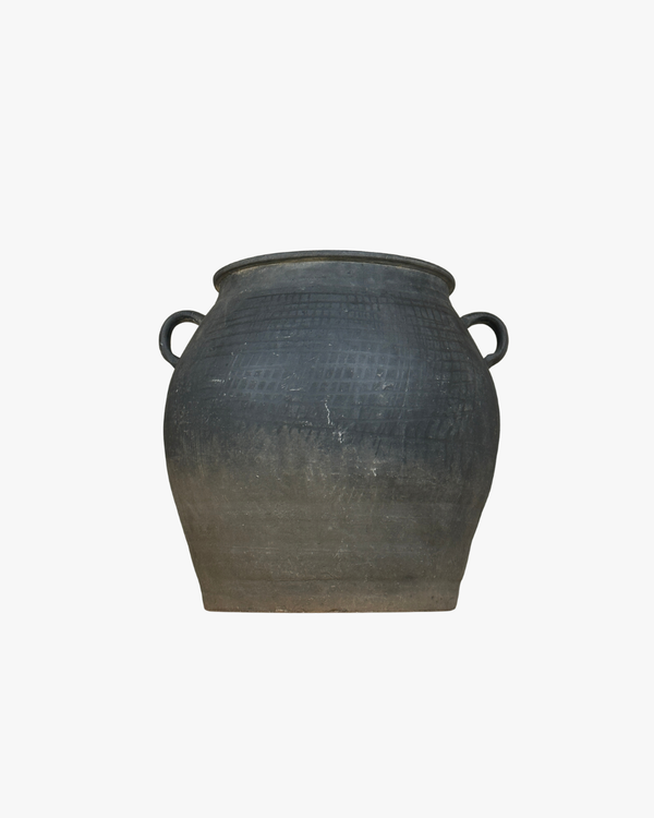 Charcoal Loop Handle Pot