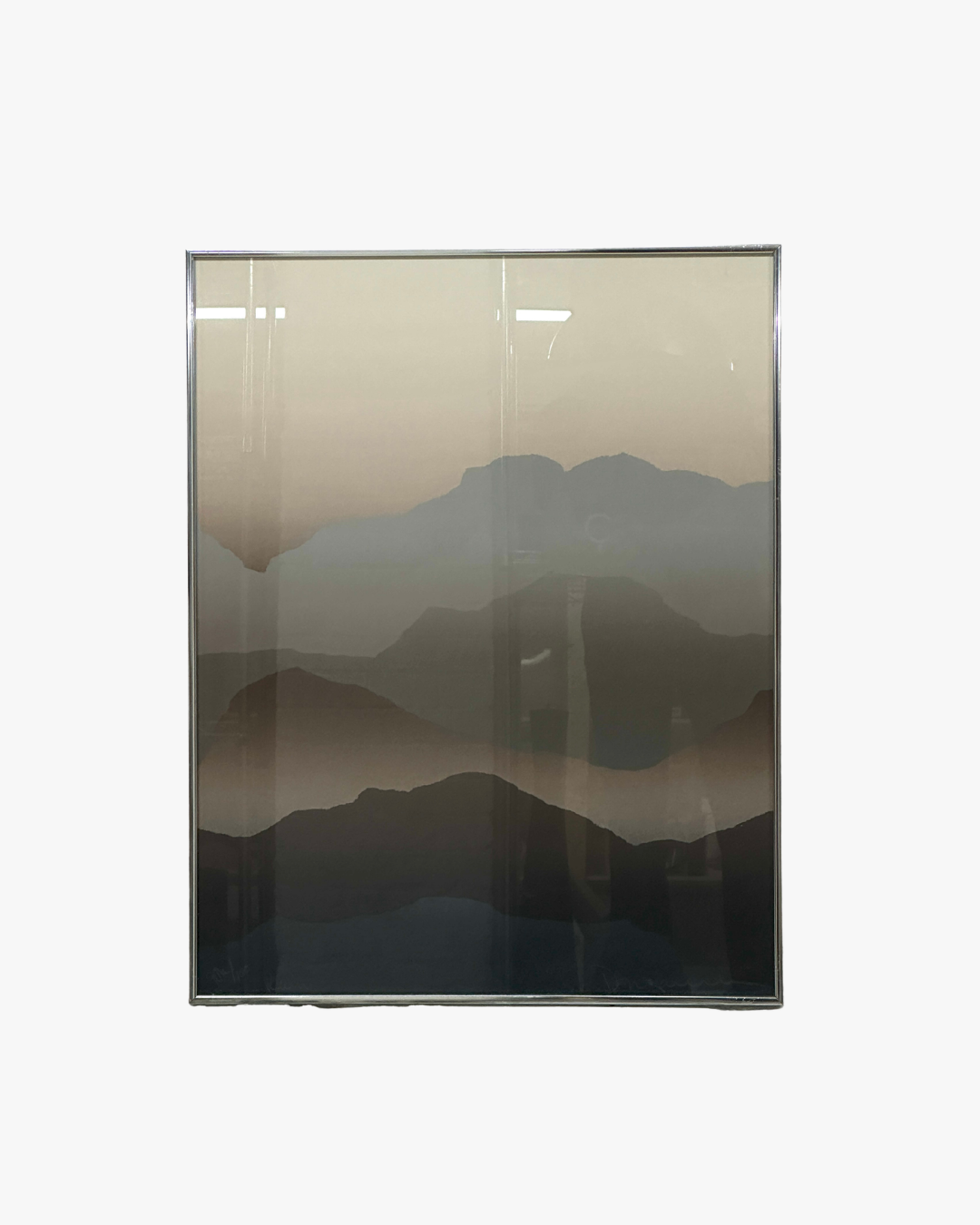 Misty Mountain - Abstract Landscape Series, Set of 3