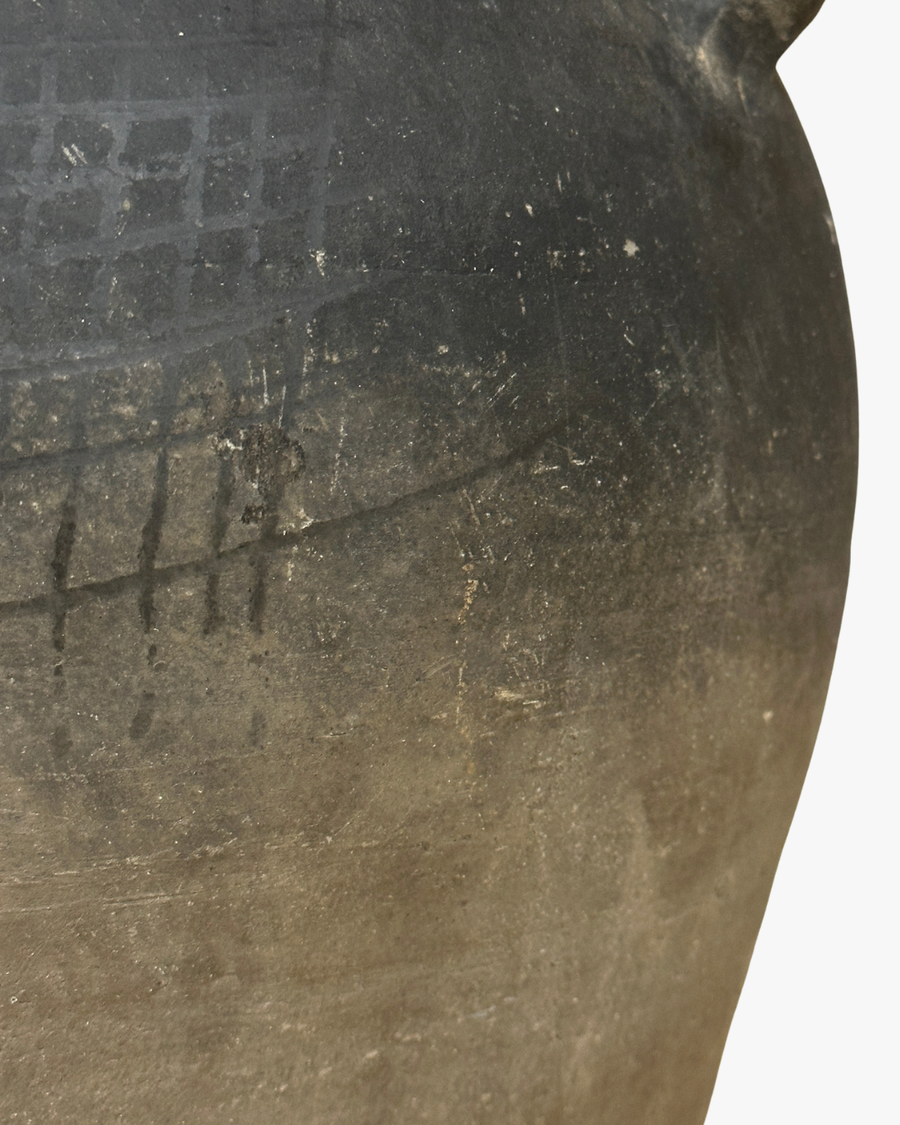 Charcoal Loop Handle Pot