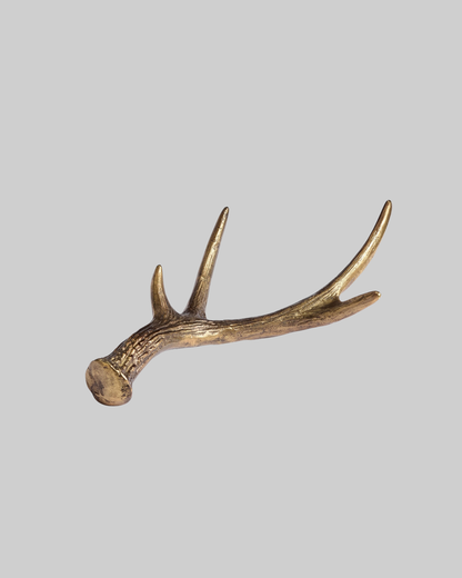 Brass Holiday Antler