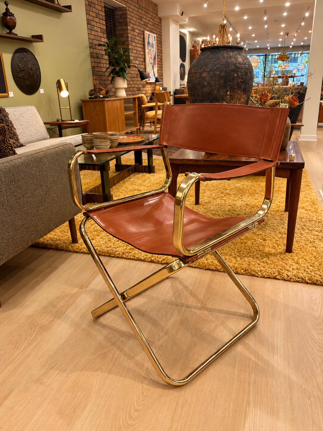 Arrben Leather Director's Chair