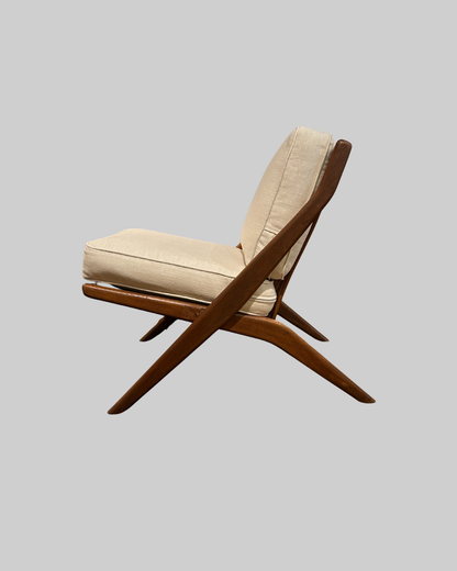 Folke Ohlsson "Scissor" Lounge Chair