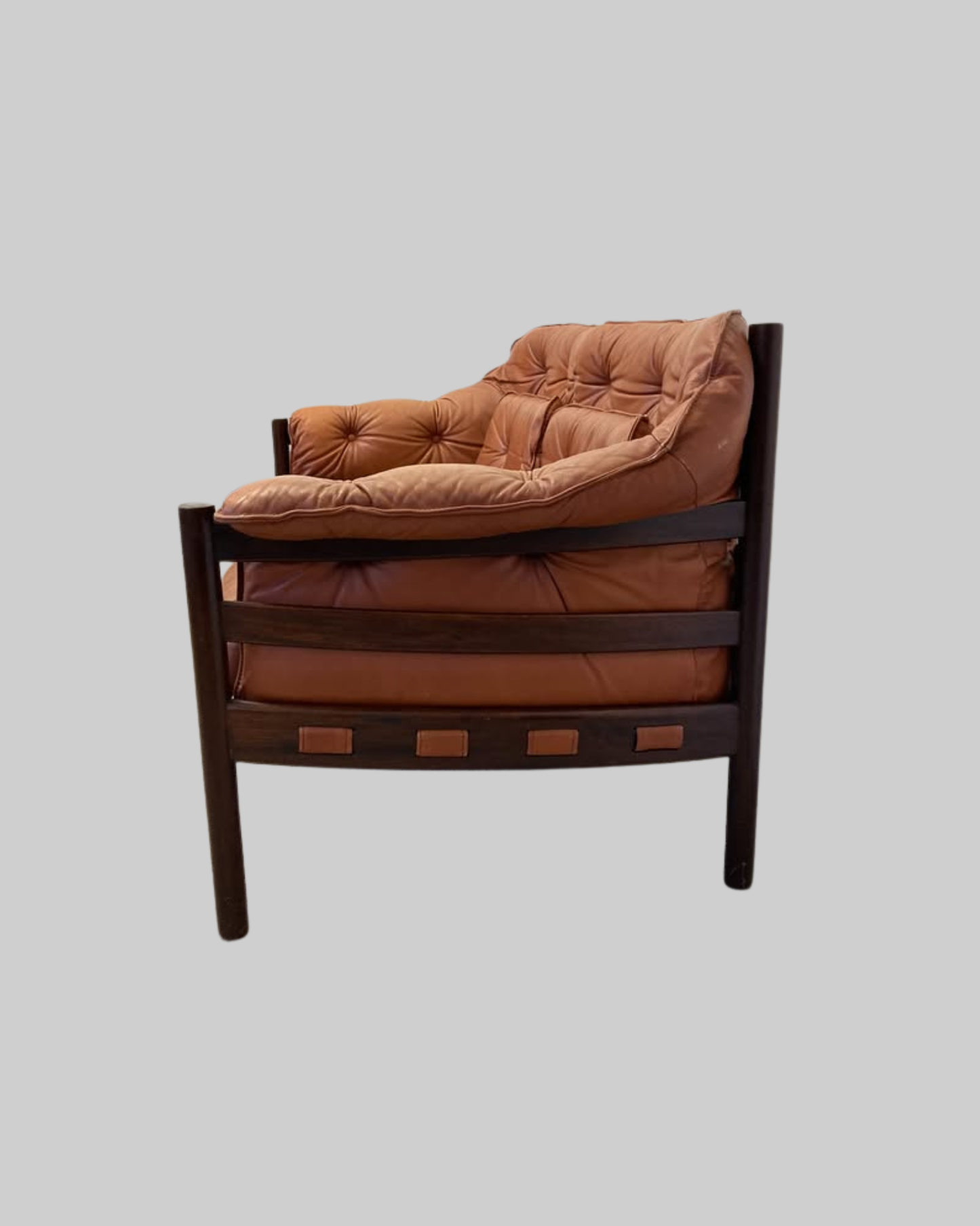 Arne Norell model 925 Loveseat Leather Sofa