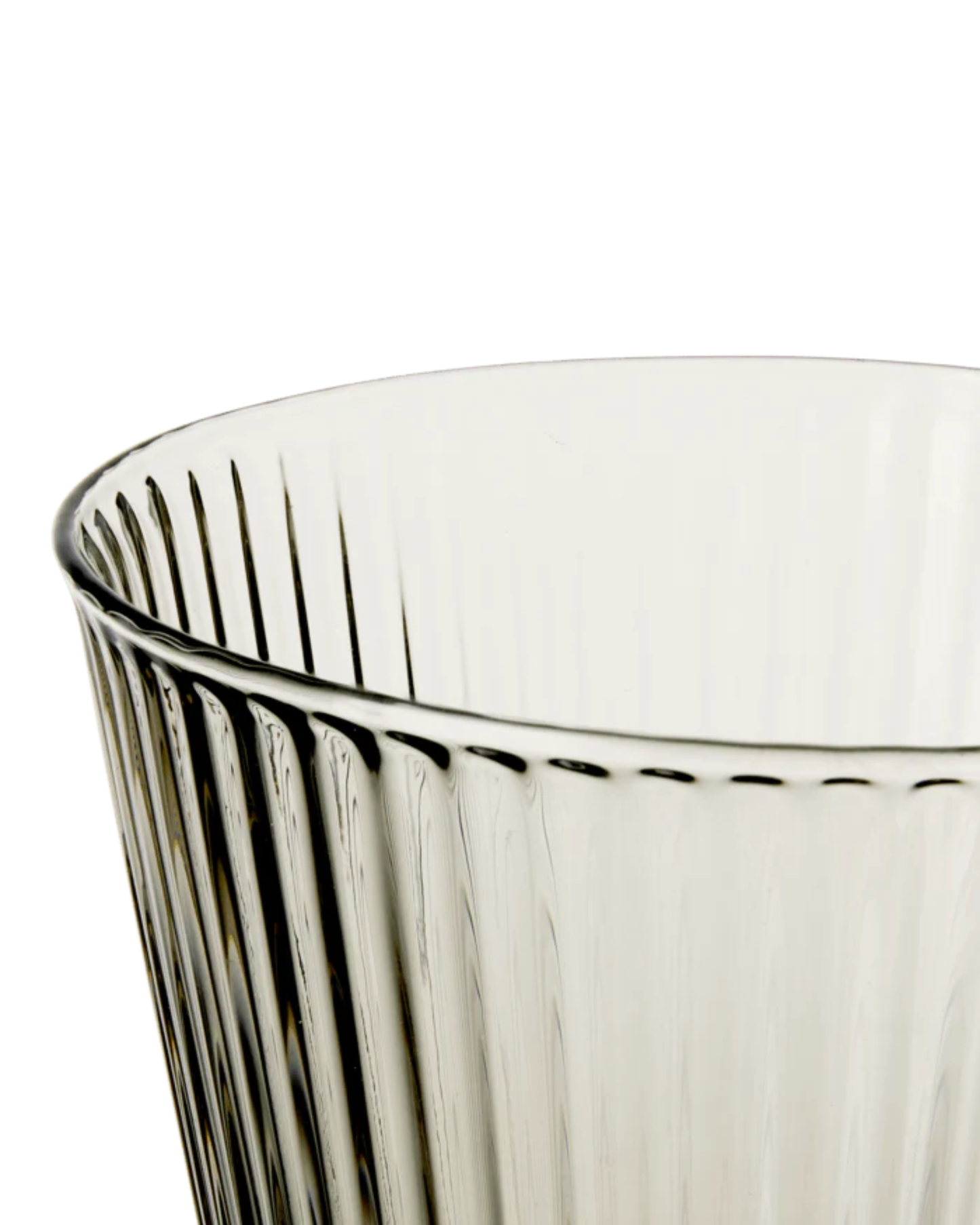 Nouveau Smoked Wine Glasses (pair)