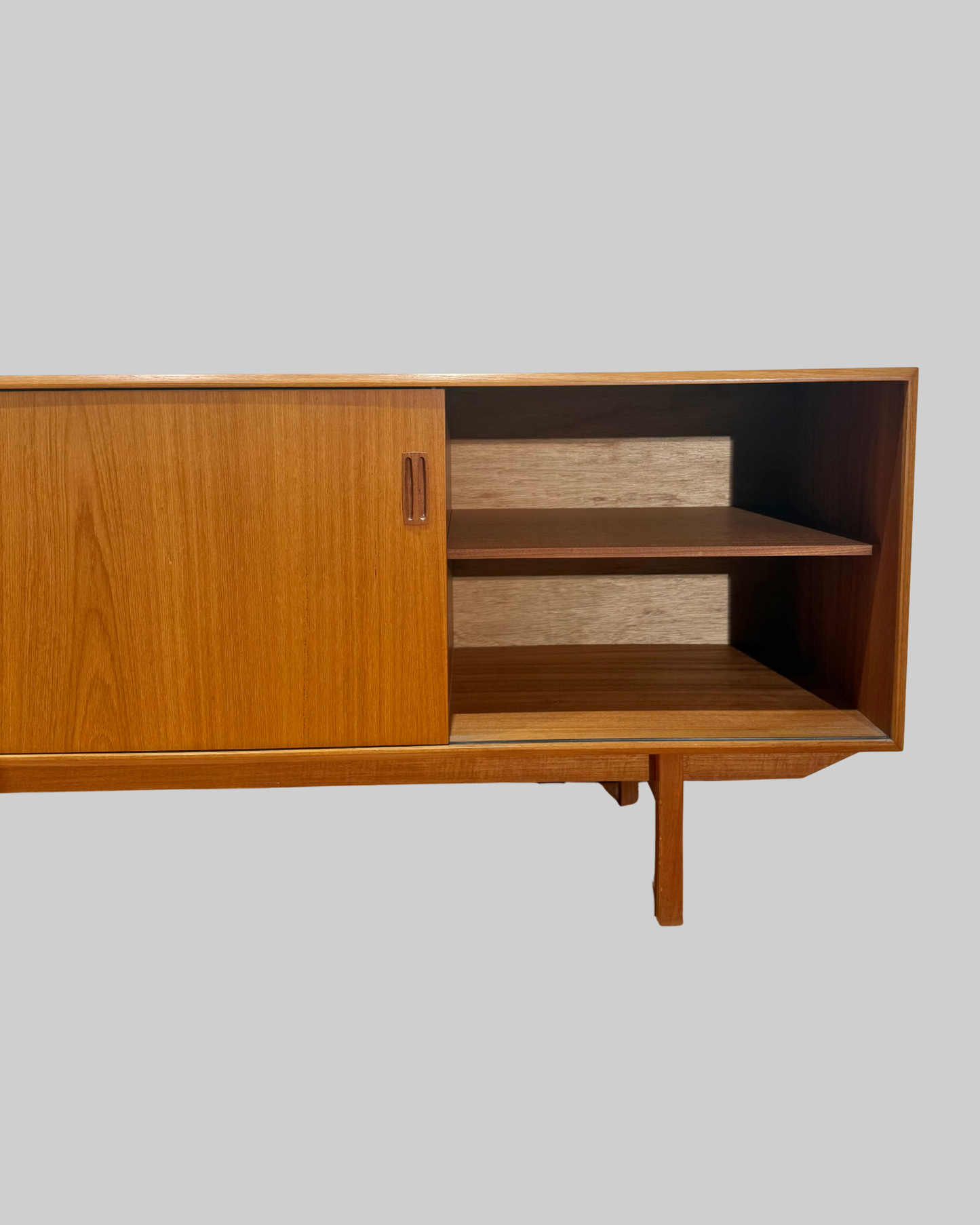 Nordic Light Teak Credenza Sideboard