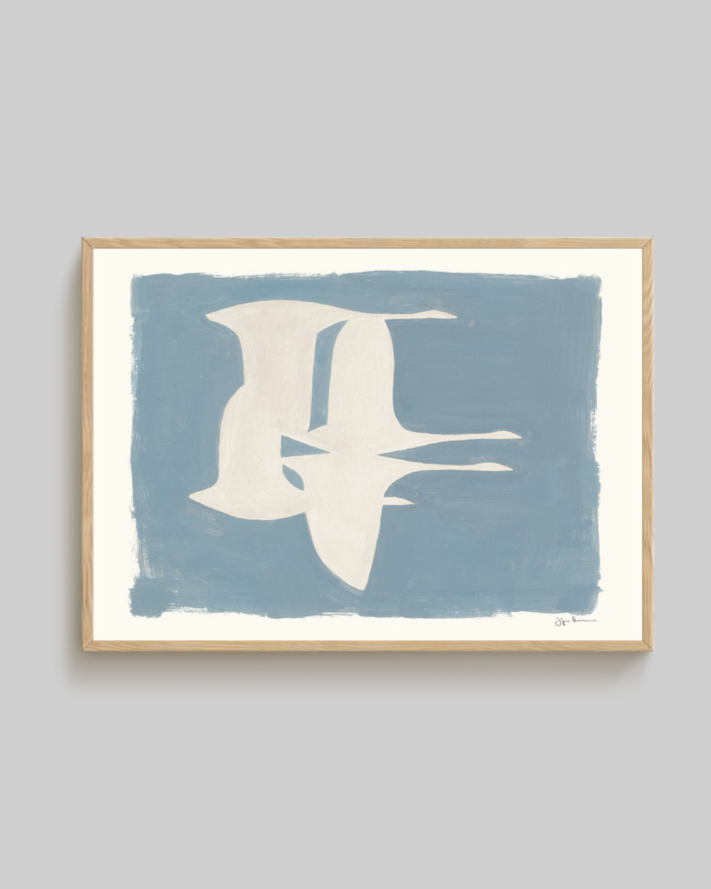 'A Ballet of Swans' Art Print