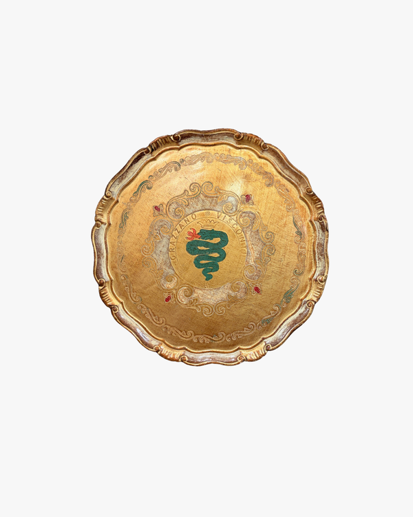 Vintage Florentine Gilt Wood Serving Trays