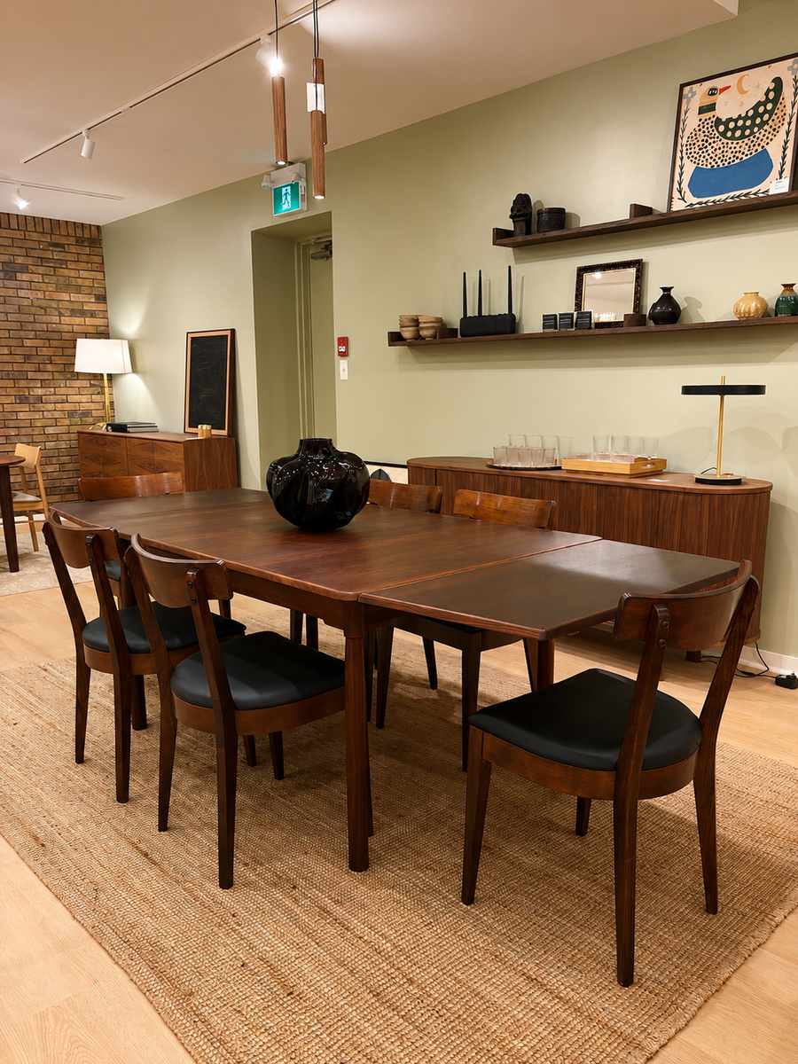 Aksel Rosewood Extension Dining Table