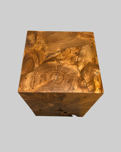 Goderich Teak Pillar Side Table