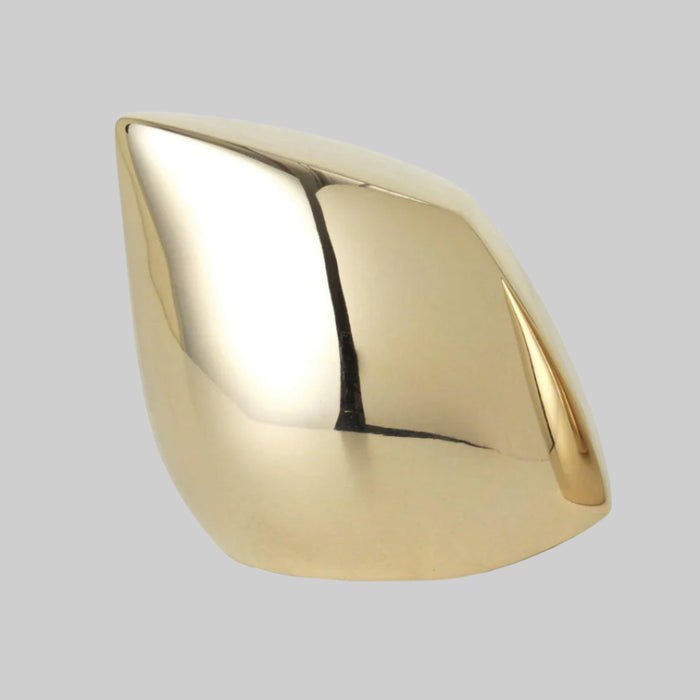 Gold decorative object on a white background