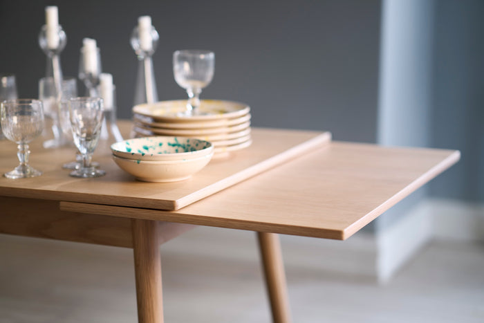 C35A Square Oak Dining Table