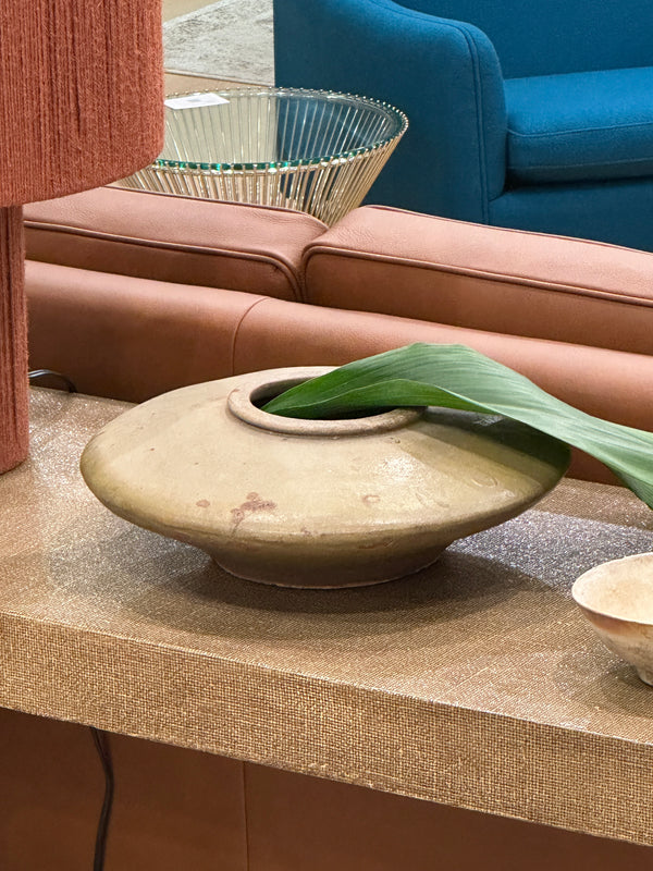Flynn Ochre Saucer Pot