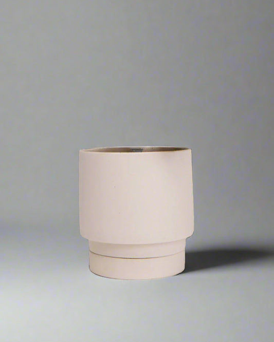 Pink Casey Porcelain Modern Pot
