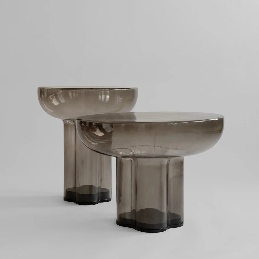 Crown Table Glass, Tall - Smoked Forest