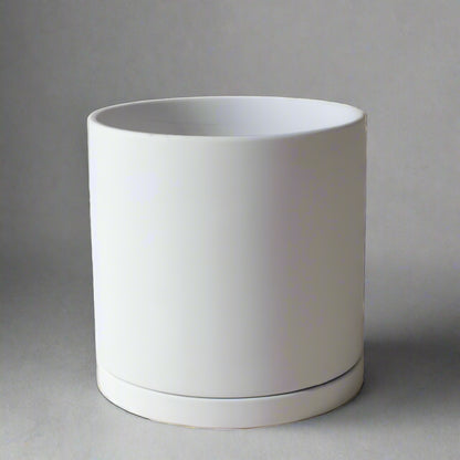 White Dojo Porcelain Modern Plant Pot