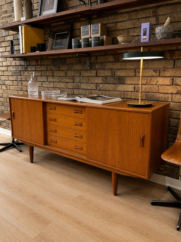 Mid-Century Teak Sideboard Credenza