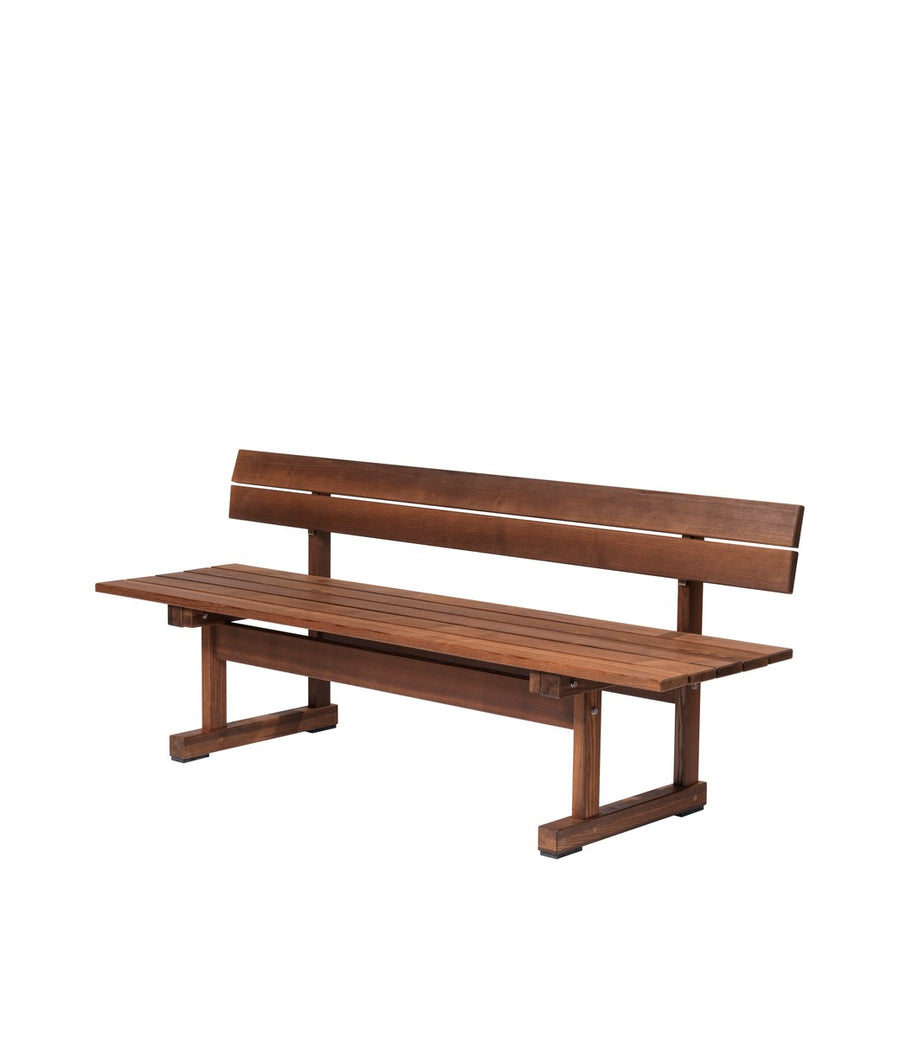 M16 Pine Bench With Backrest