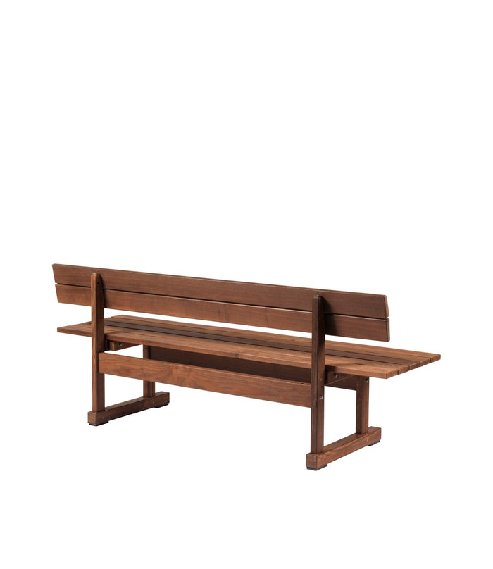 M16 Pine Bench With Backrest