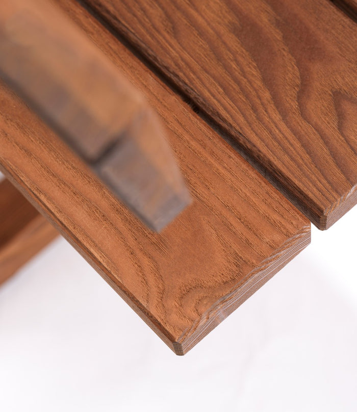 M16 Pine Bench With Backrest