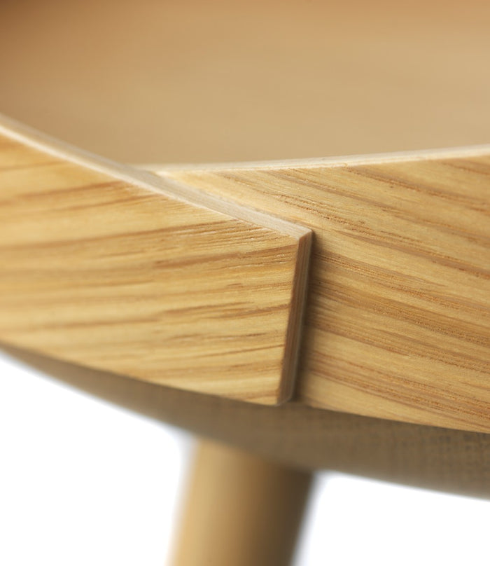 D106 Oak Tray Side Table