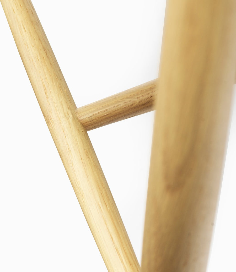 J27C Oak Counter Stool