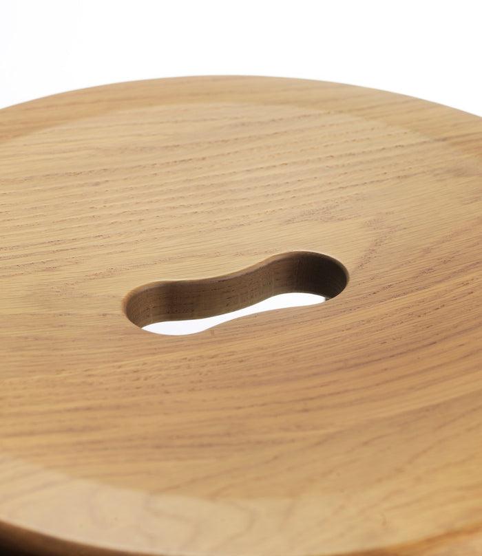 J27C Oak Counter Stool