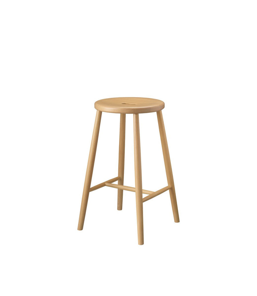 J27C Oak Counter Stool