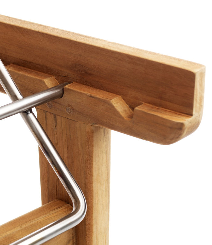 M8 Teak Sun Lounger
