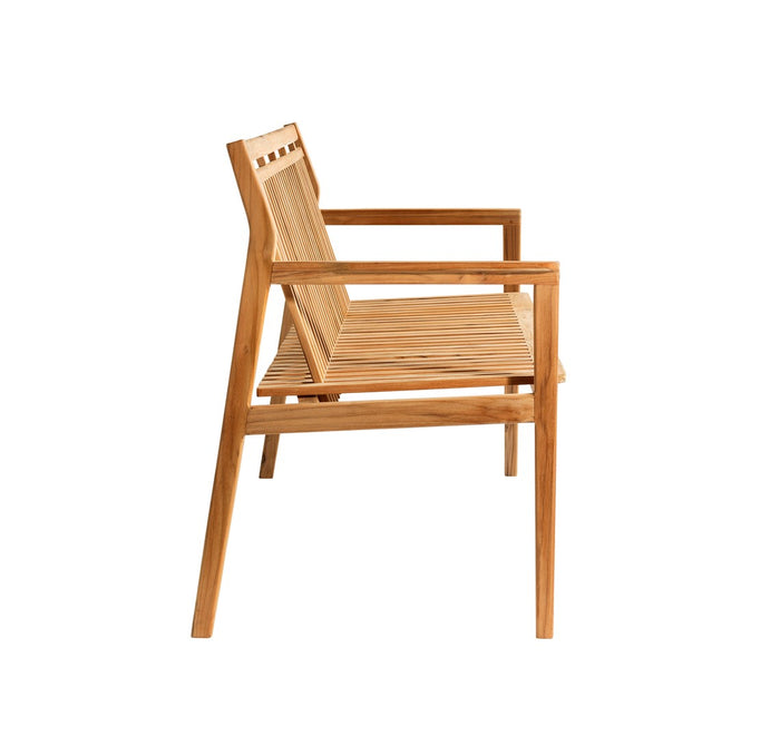 M11 Teak Garden Bench With Backrest