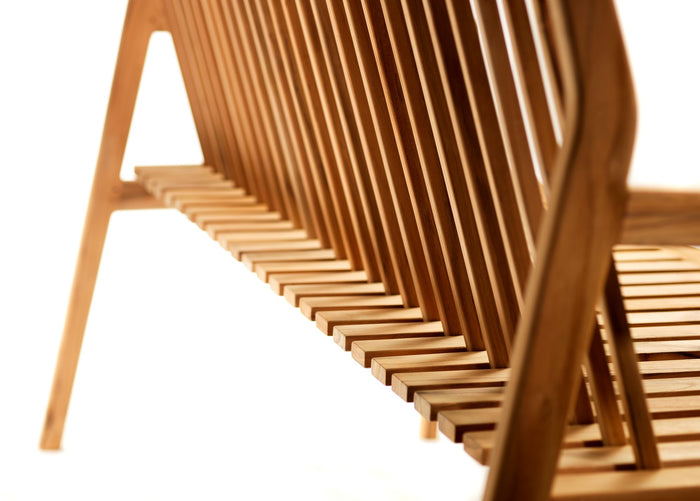 M11 Teak Garden Bench With Backrest