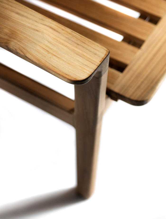 M11 Teak Garden Bench With Backrest