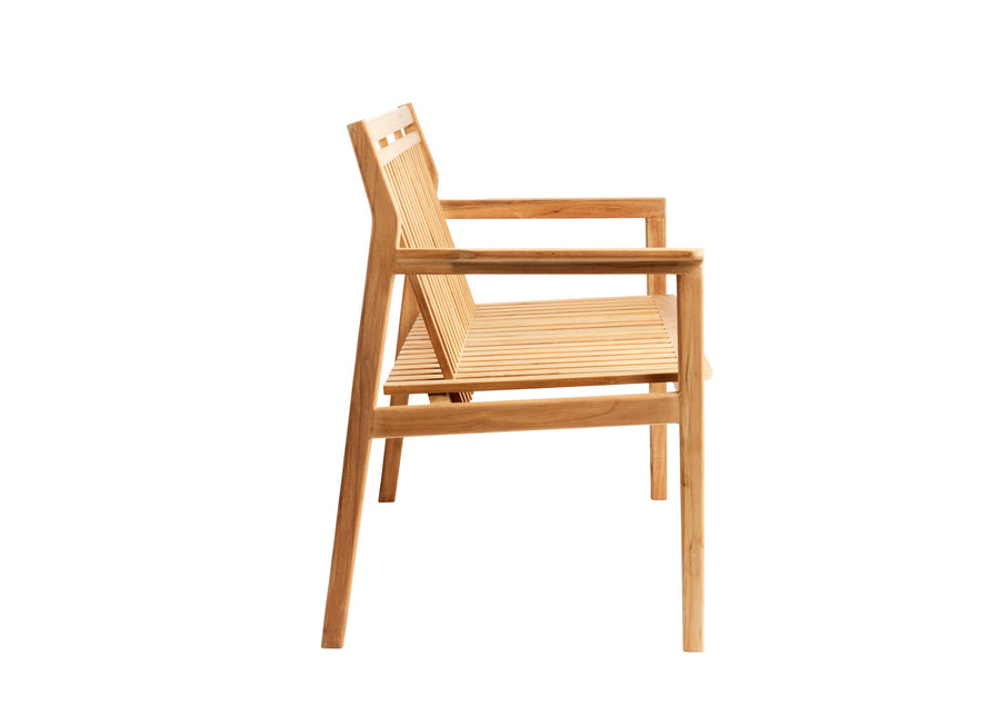 M12 Teak Garden Bench With Backrest