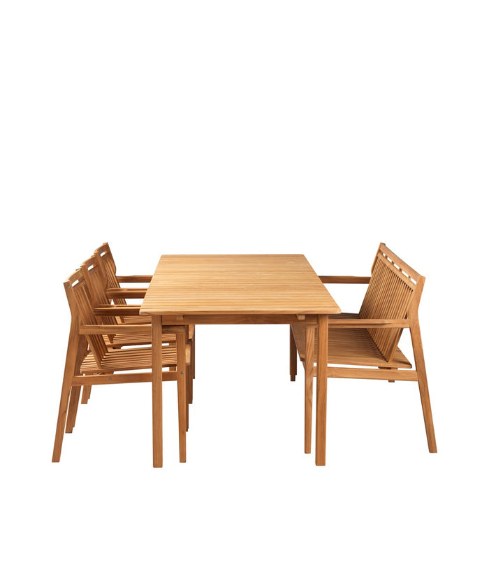 M2 Teak Garden Table