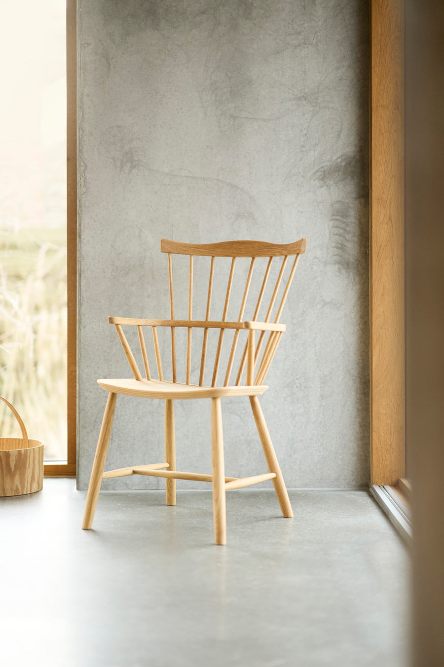 J52BS Oak Dining Chair