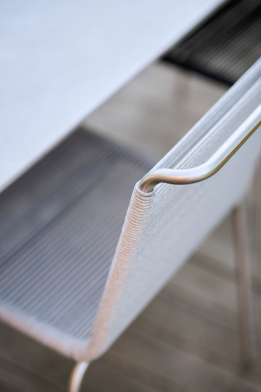 M20 Stainless Steel Cord Chair