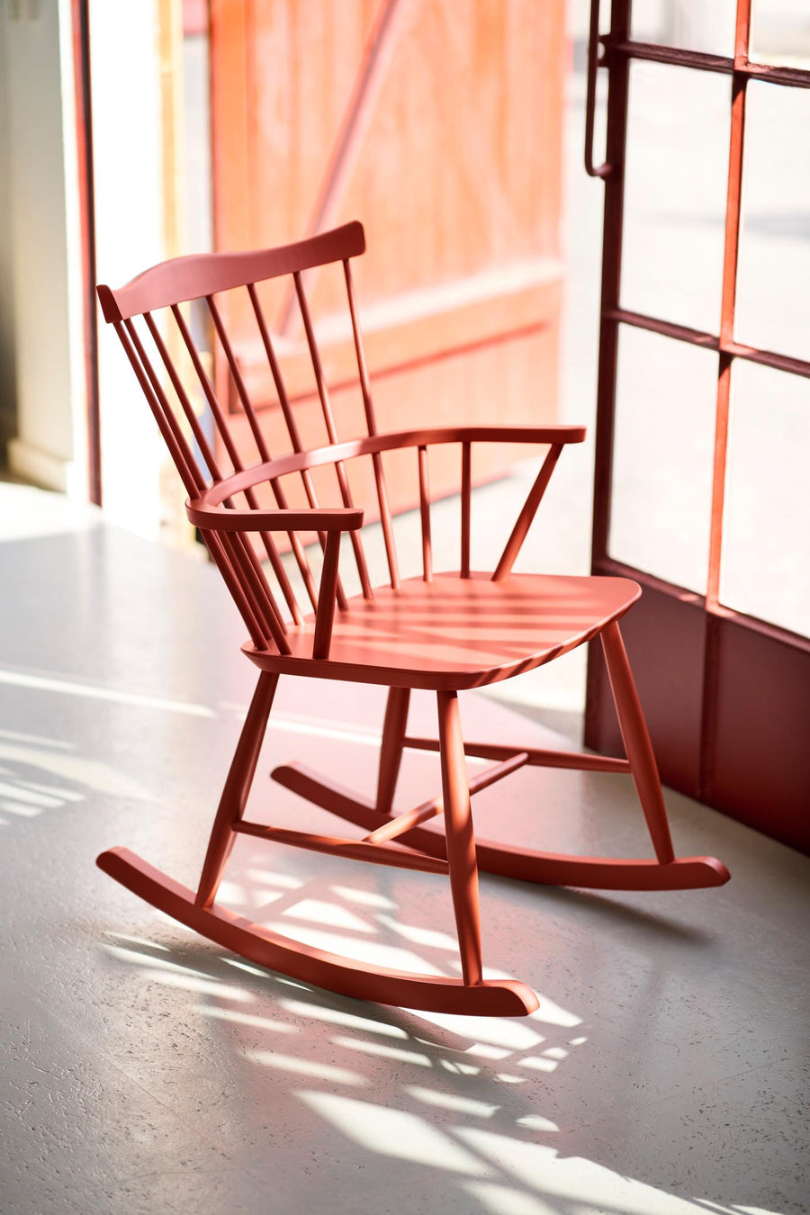 J52G Oak Rocking Chair