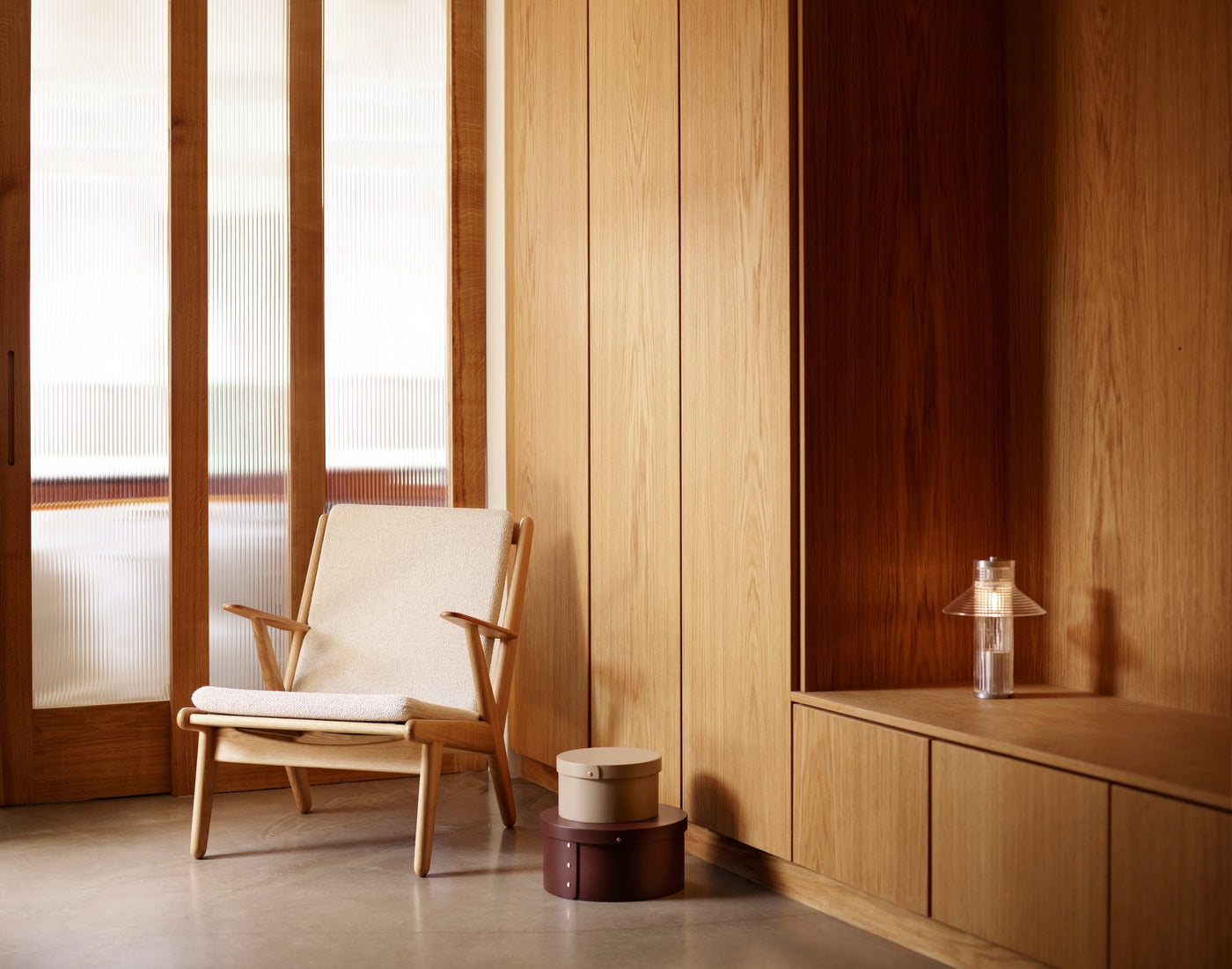 J53 Oak Armchair