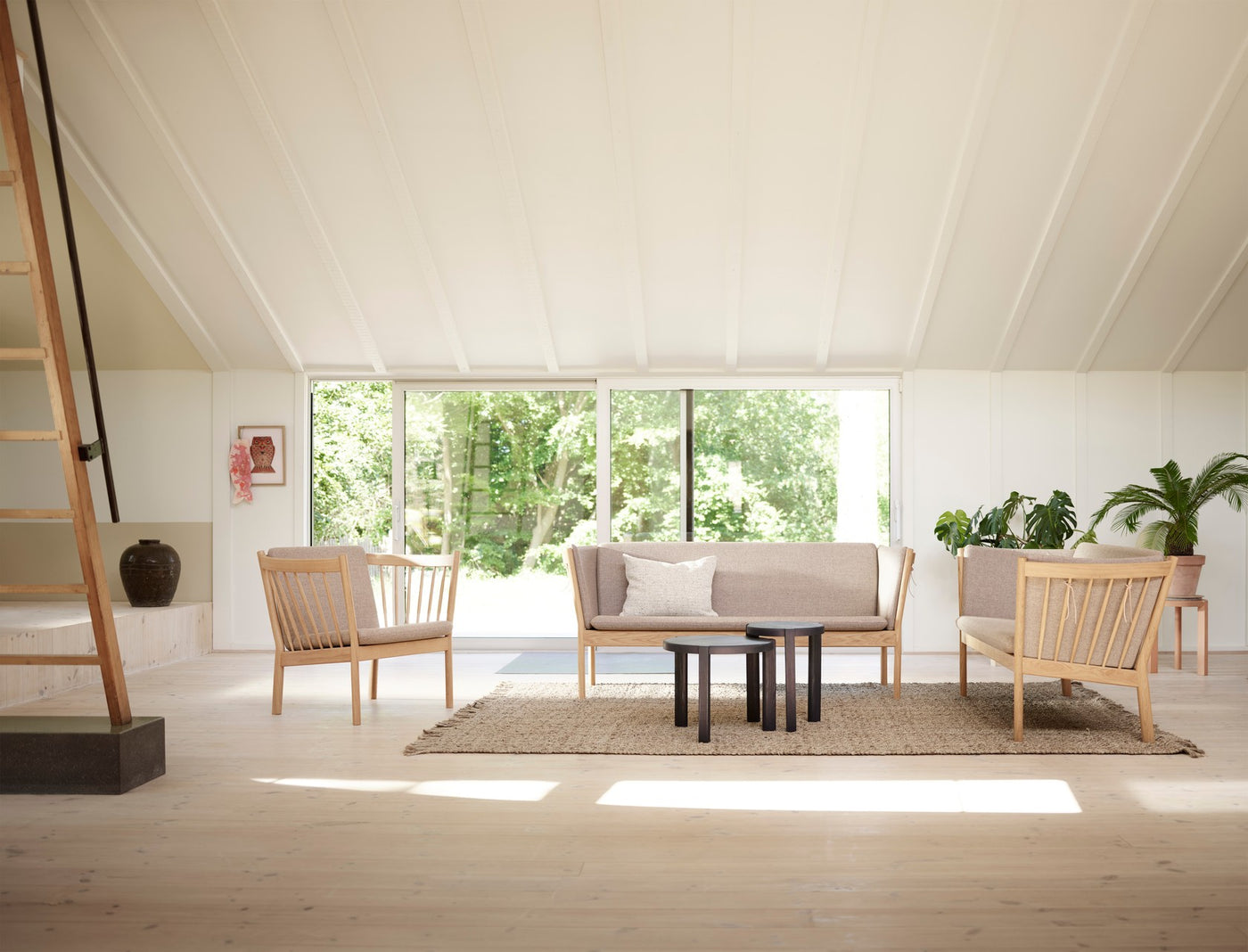 J146 Oak Armchair
