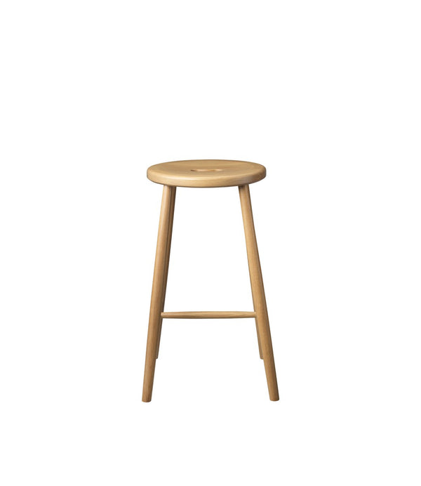 J27C Oak Counter Stool
