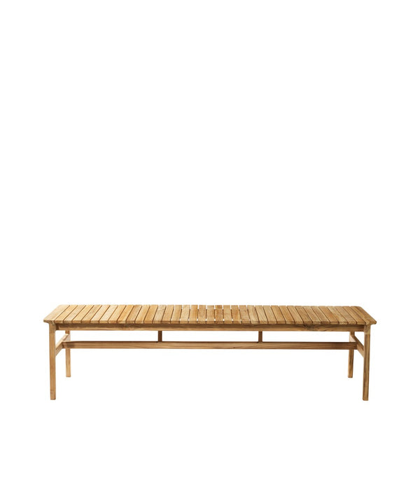 M10 Teak Garden Bench Without Backrest