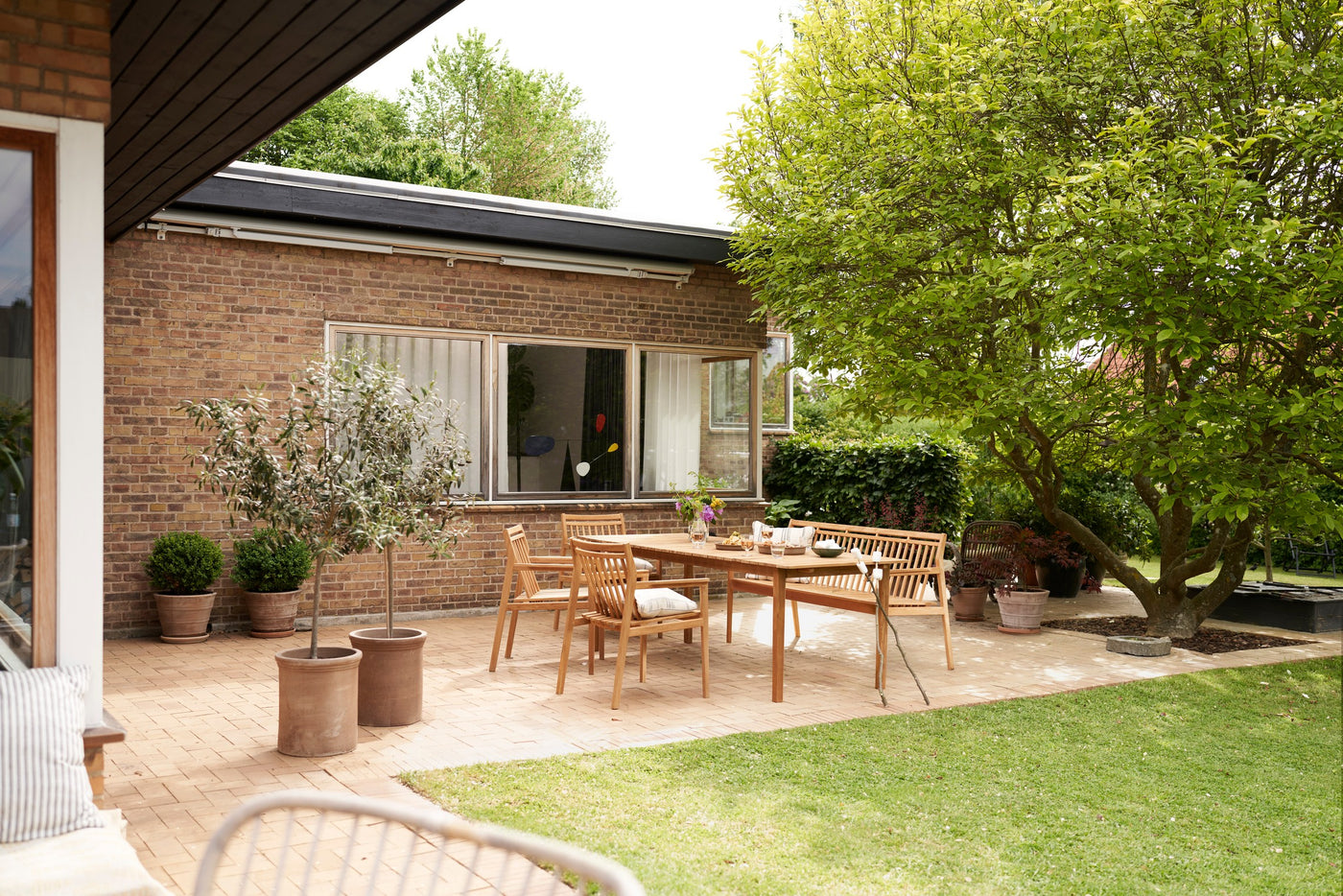 M2 Teak Garden Table