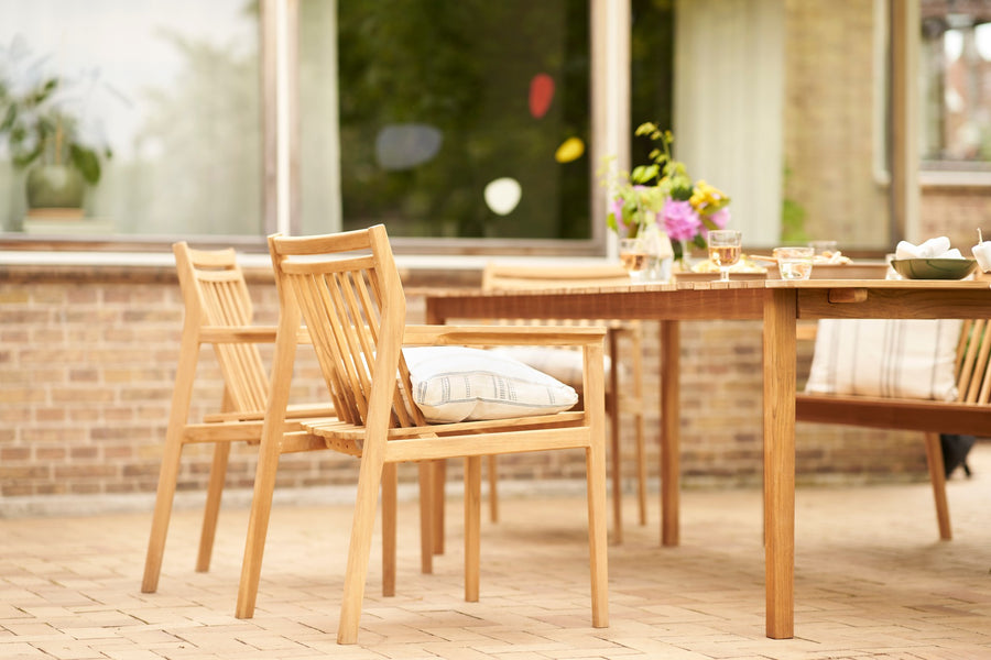 M1KD Teak Garden Chair