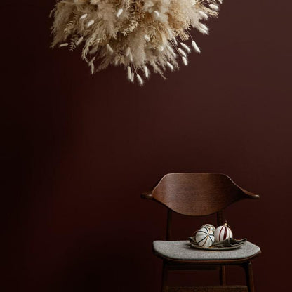 Holmegaard Bauble Holiday Ornament, green stripe (x1)