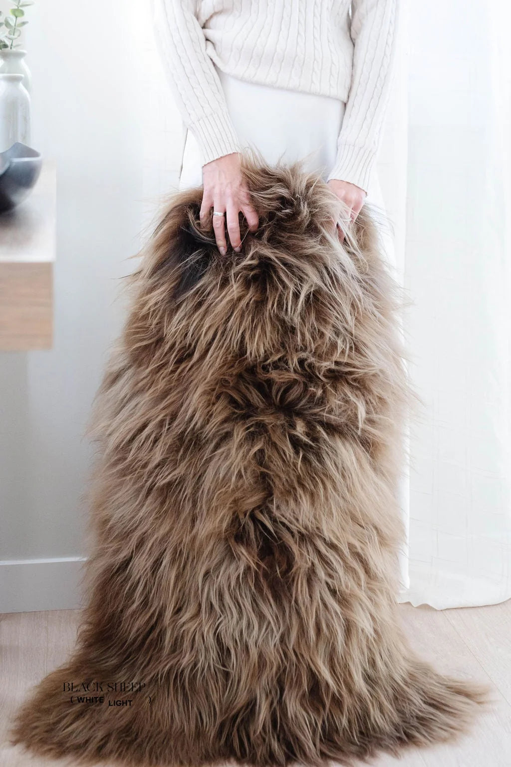 Vik Icelandic Sheepskin Throw