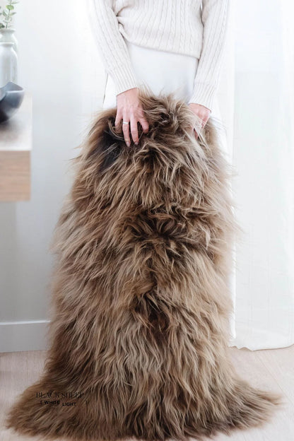 Vik Icelandic Sheepskin Throw