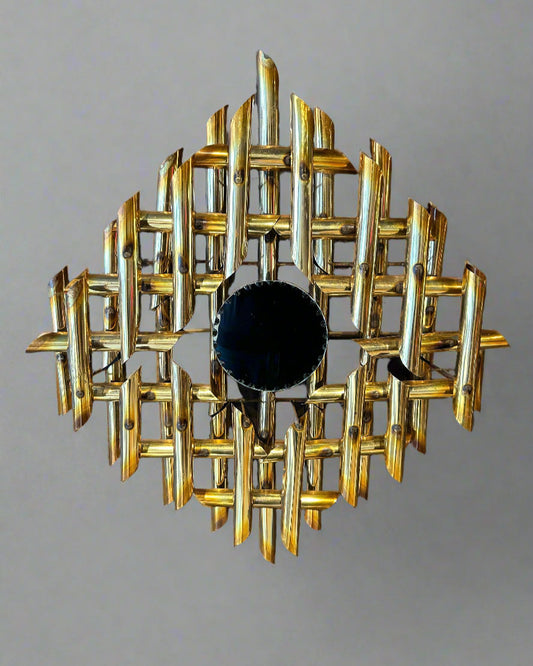 Solaris Brass Wall Sculpture