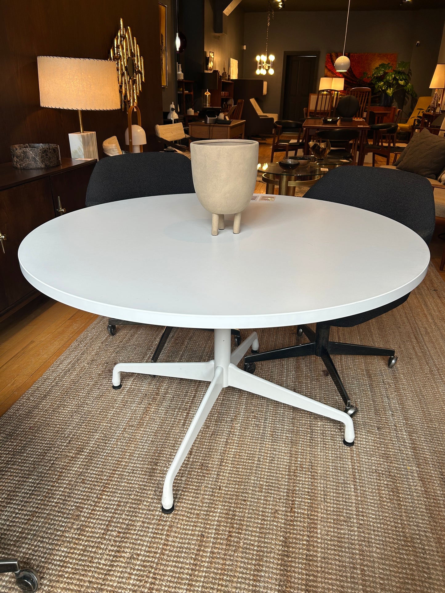 Eames Round Dining Table 48" by Herman Miller